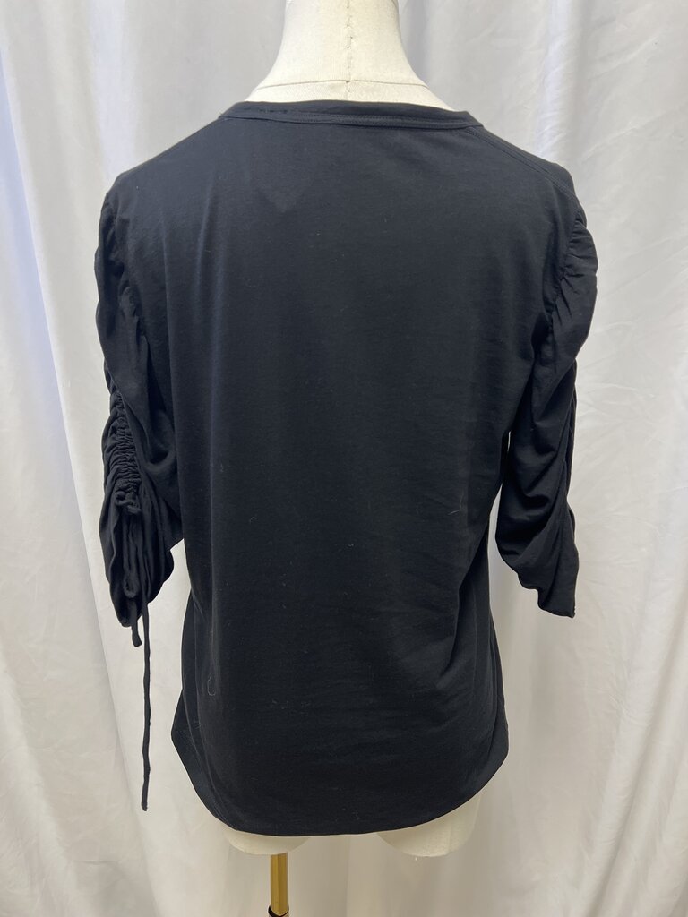 Veronica Beard Black Puff Sleeve