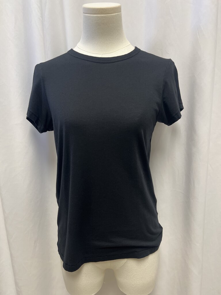 rag & bone Black Crew Neck Tee
