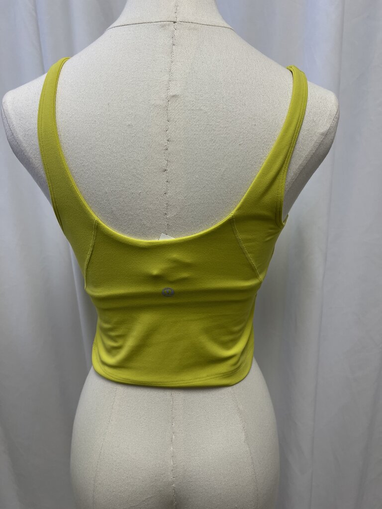 Lululemon Yellow Cropped Tank