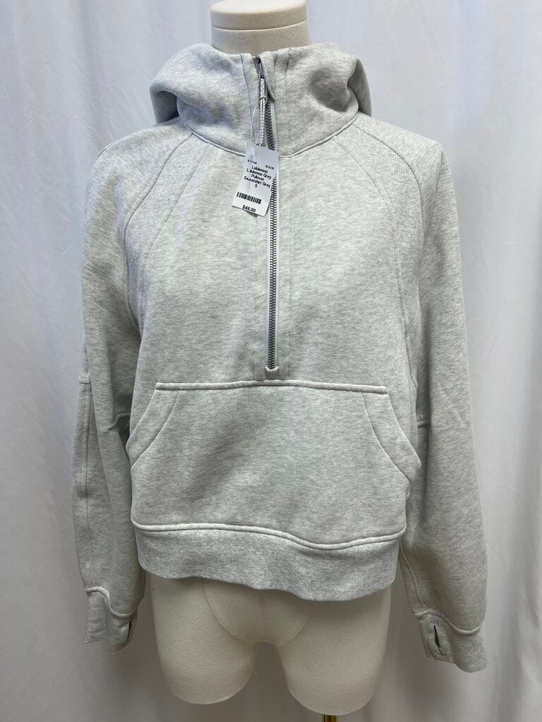 Lululemon Grey Pullover Sweatshirt