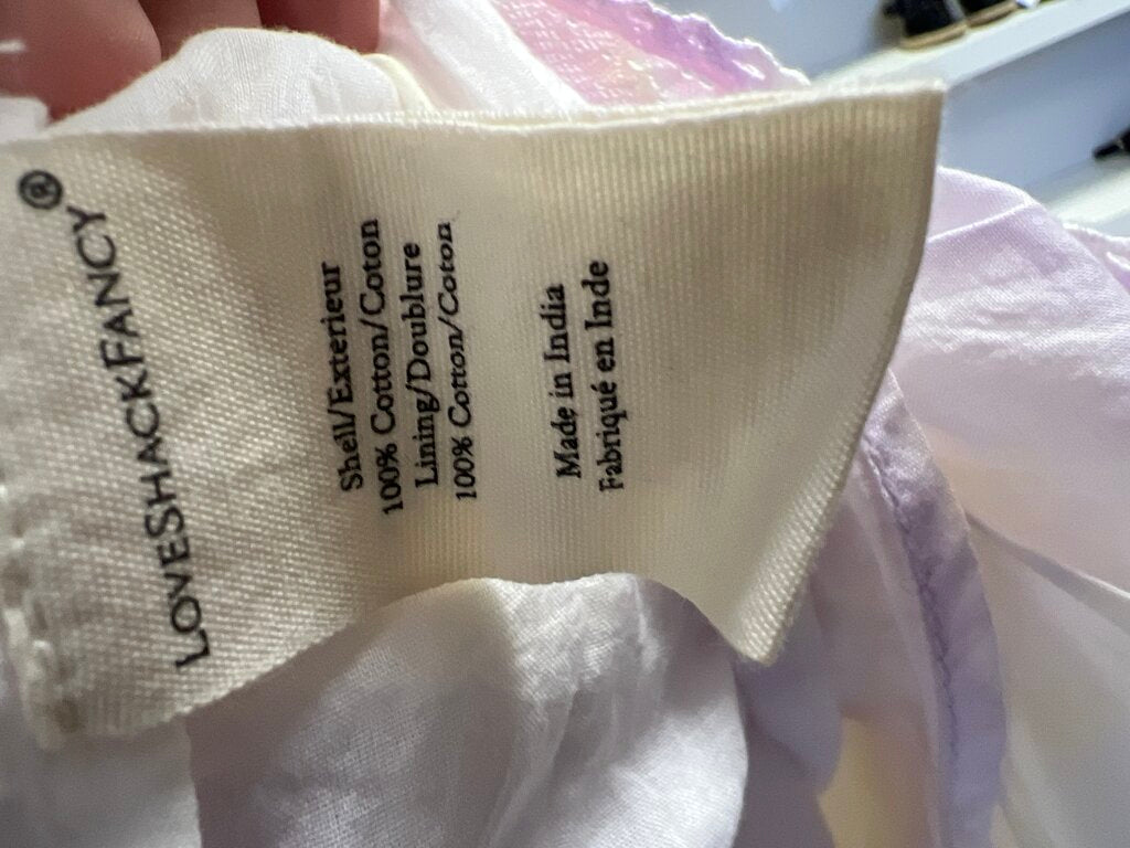 LoveShackFancy Tie Dye Mini Skirt