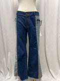 Pilcro 2-Toned Wide Leg Jeans NWT