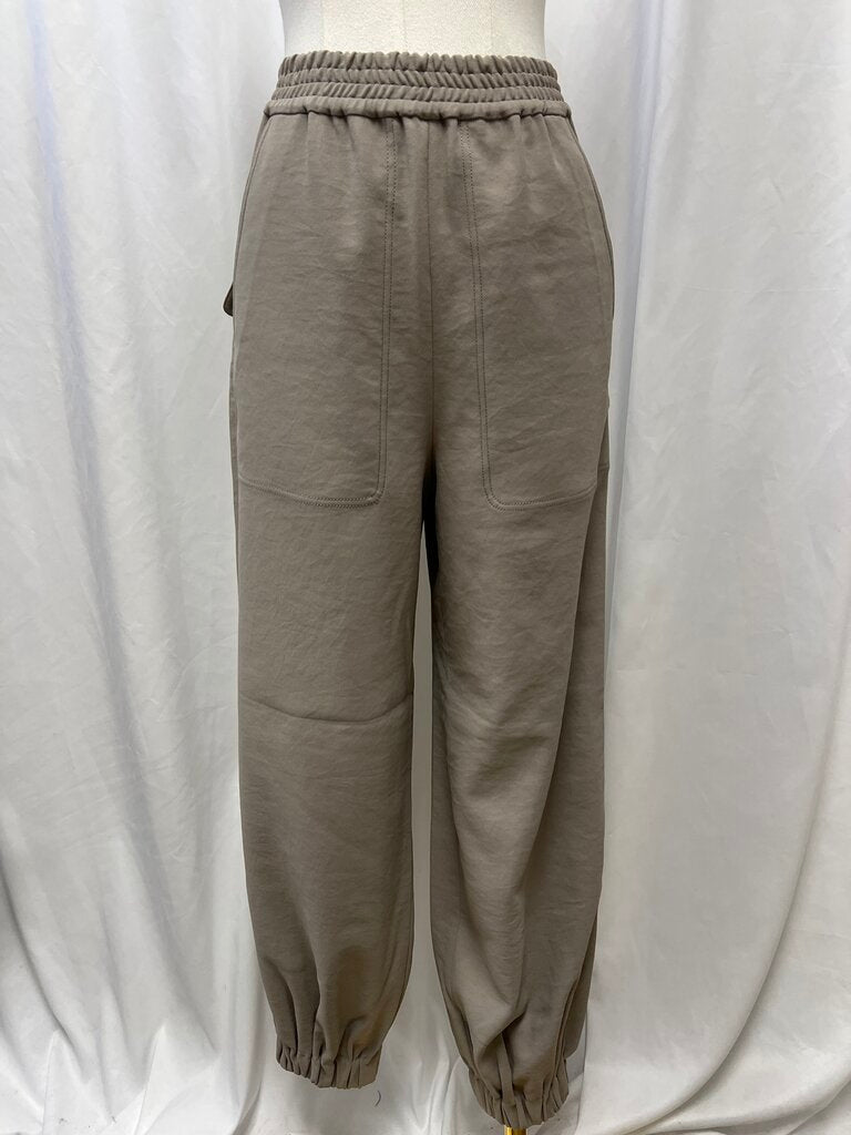 Tibi Tan Jogger Style Pant NWT