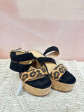Veronica Beard Hurley Platform Wedge Sandals