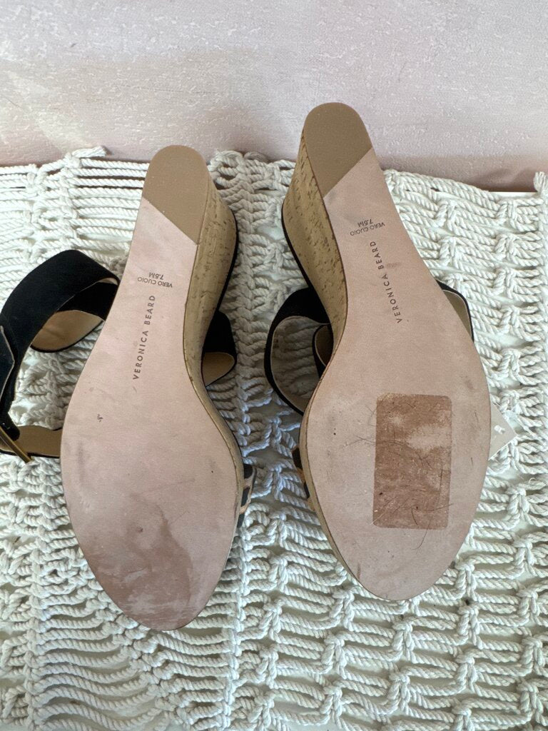 Veronica Beard Hurley Platform Wedge Sandals
