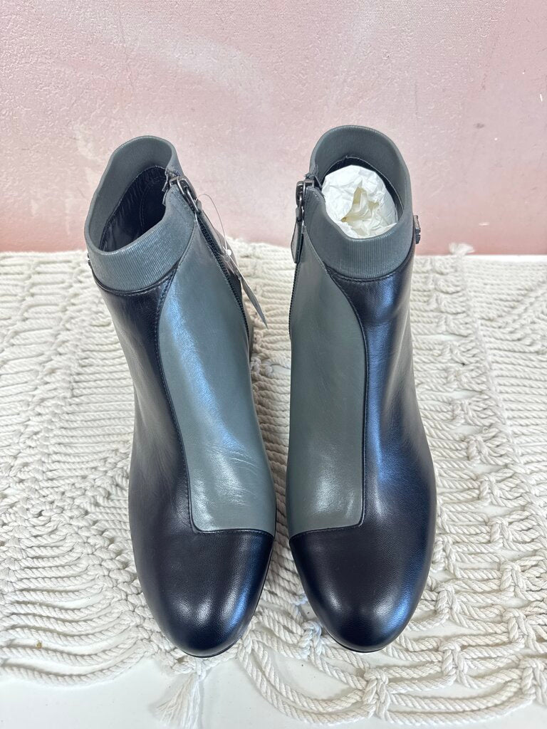Chanel Leather CC Booties w/ Box & Dustbag