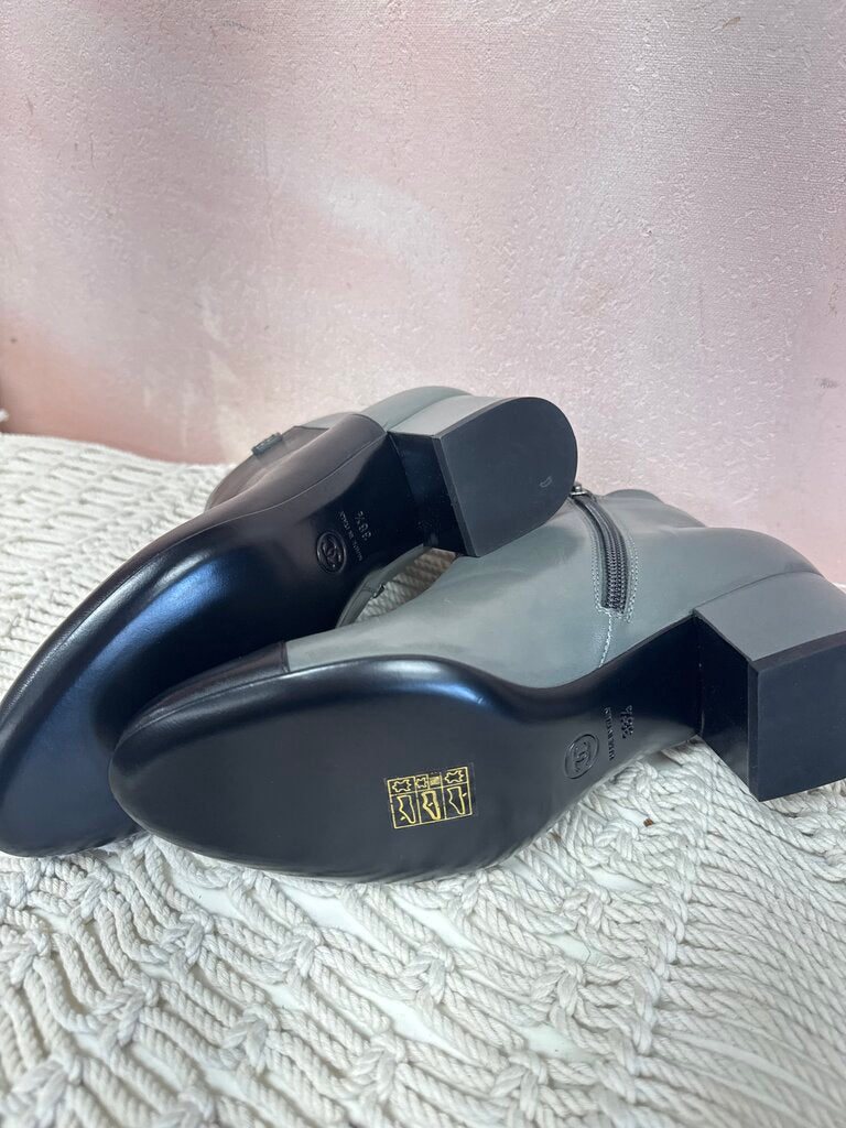 Chanel Leather CC Booties w/ Box & Dustbag
