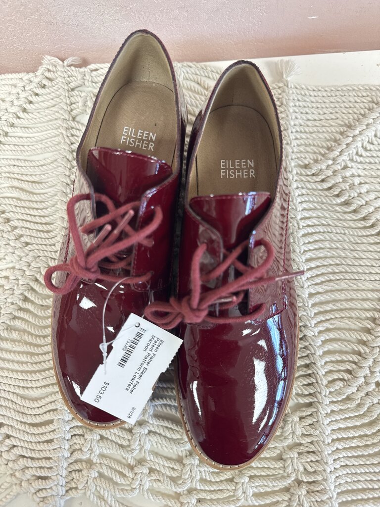 Eileen Fisher Patent Platform Loarfers