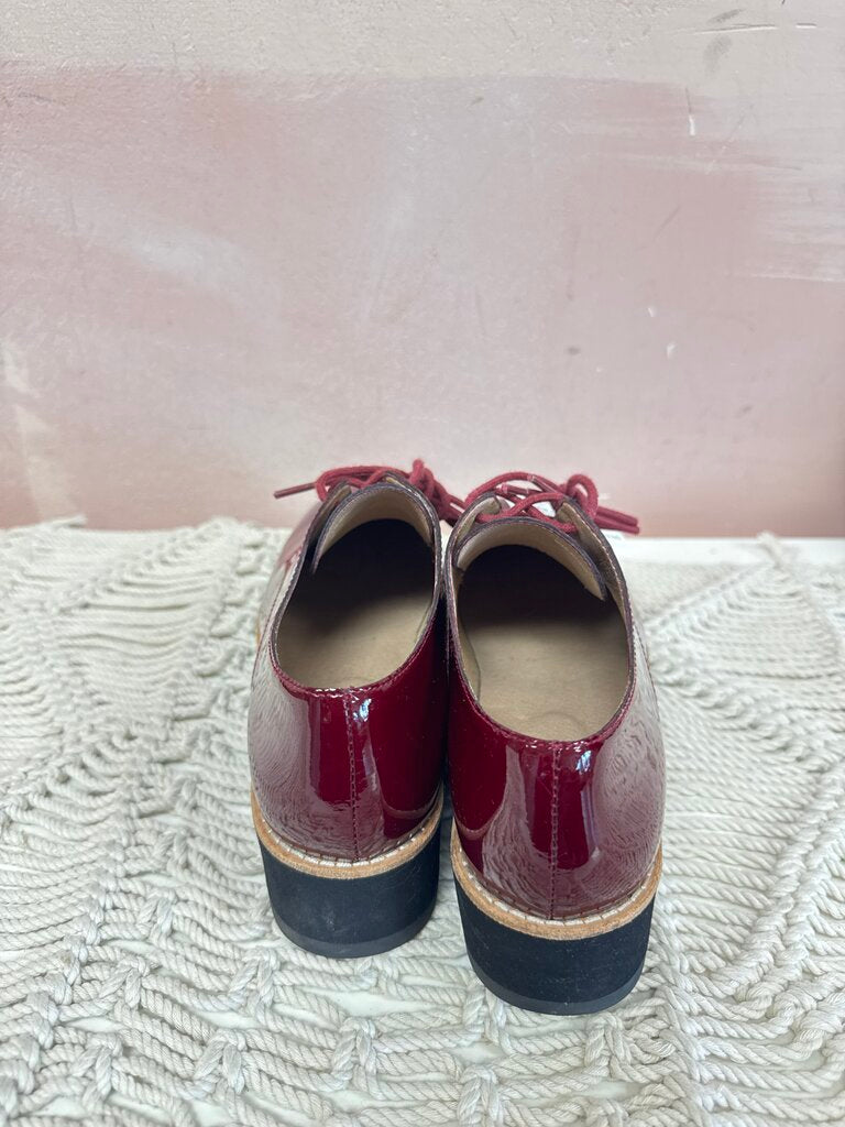 Eileen Fisher Patent Platform Loafers