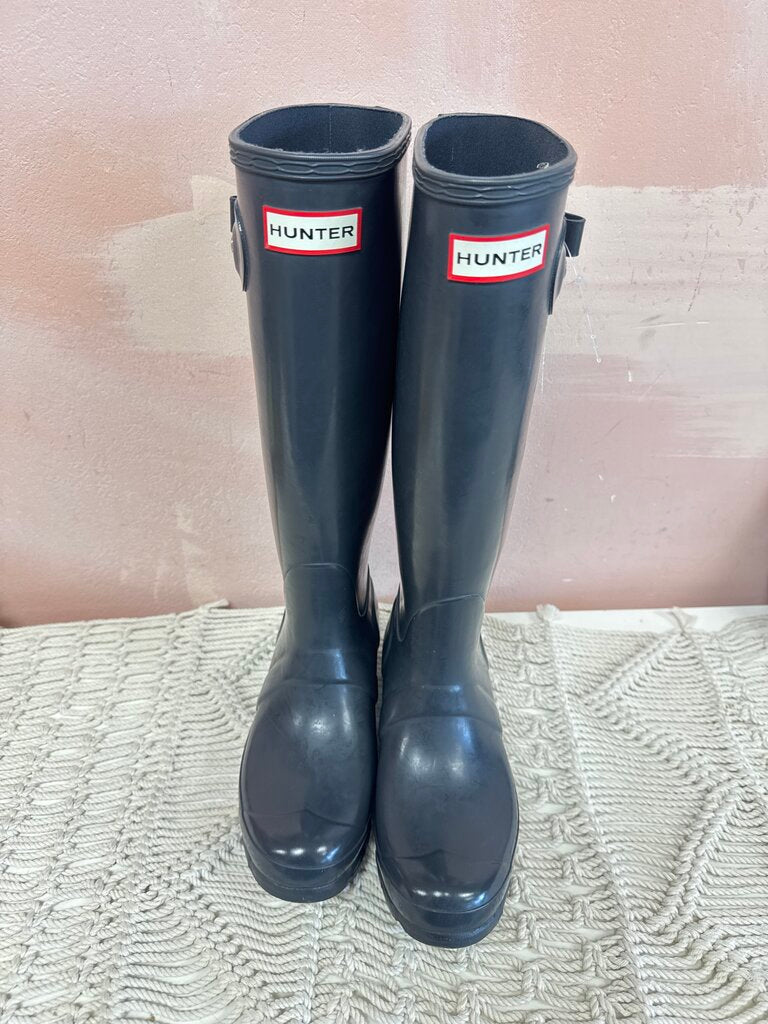 Hunter Rubber Rain Knee Boots