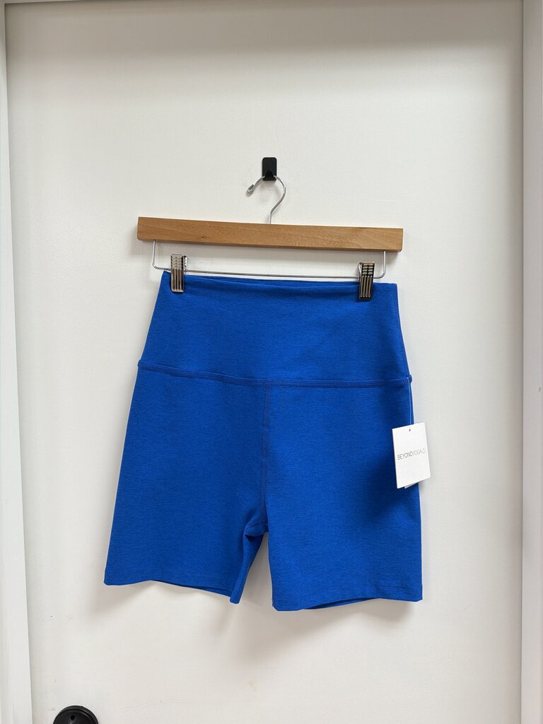 Beyond Yoga Blue Bike Shorts NWT
