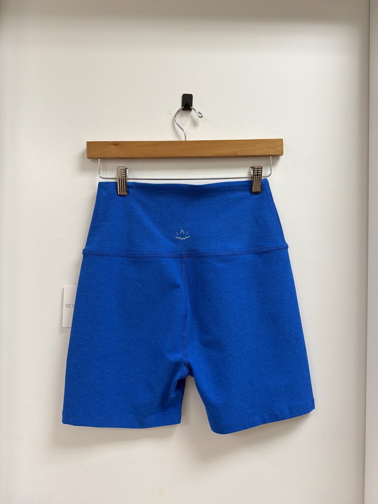 Beyond Yoga Blue Bike Shorts NWT