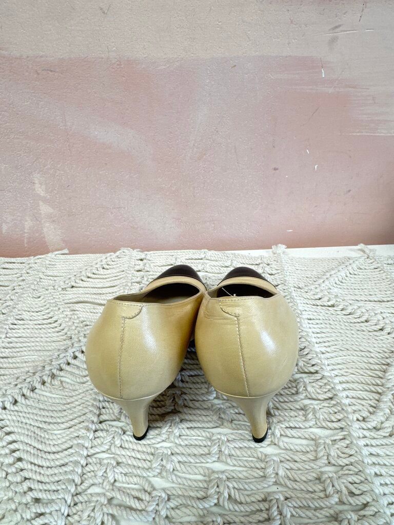 Chanel Vintage Cap Toe Pump (As Is)