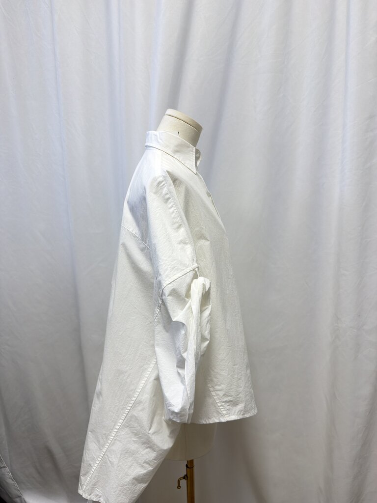 R13 White Short Sleeve Button Down