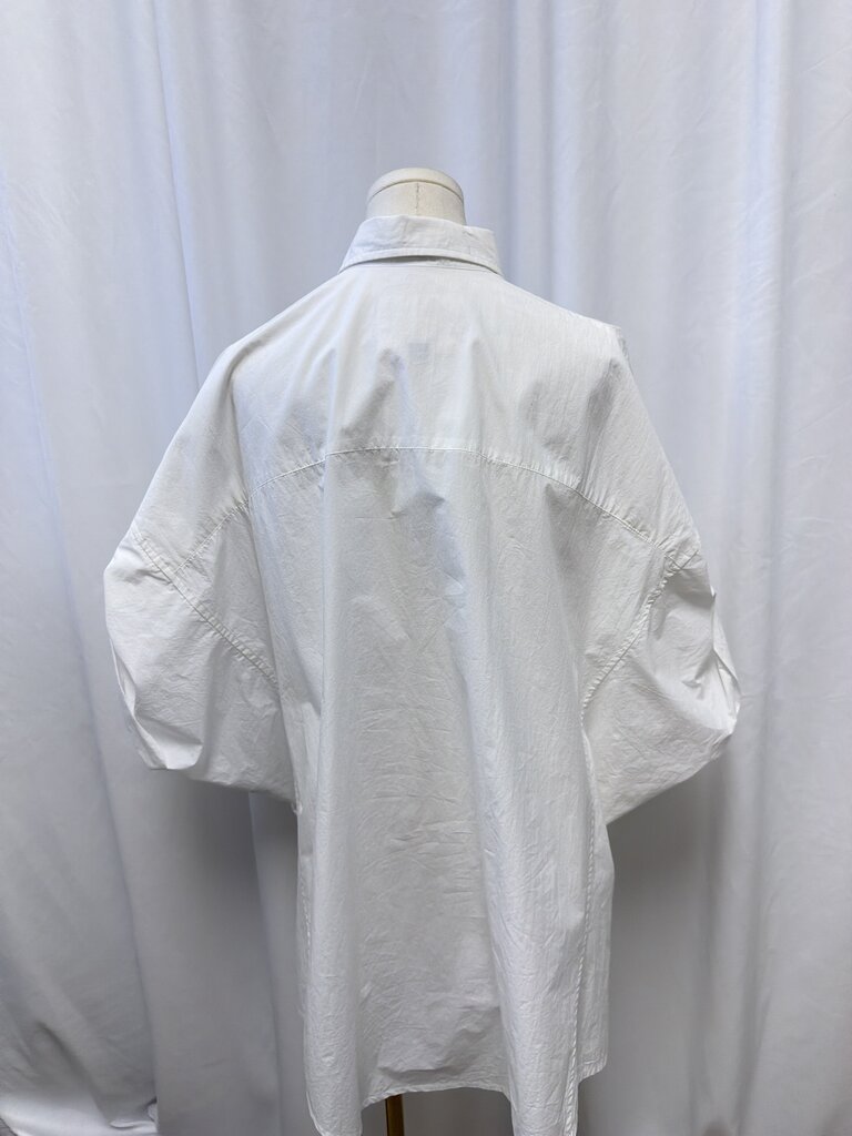 R13 White Short Sleeve Button Down