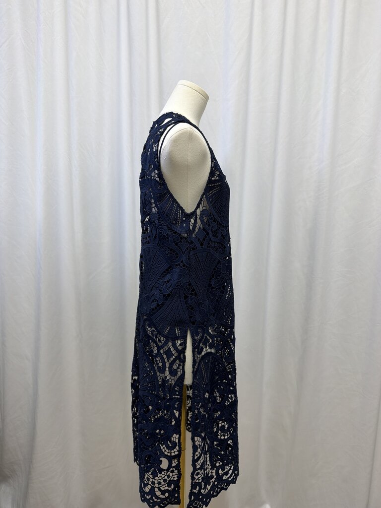 Alice + Olivia Navy Lace Tank Dress NWT