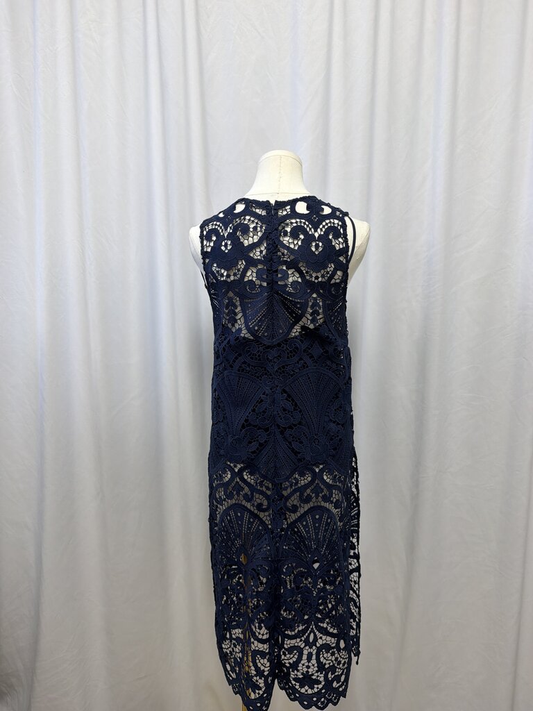 Alice + Olivia Navy Lace Tank Dress NWT