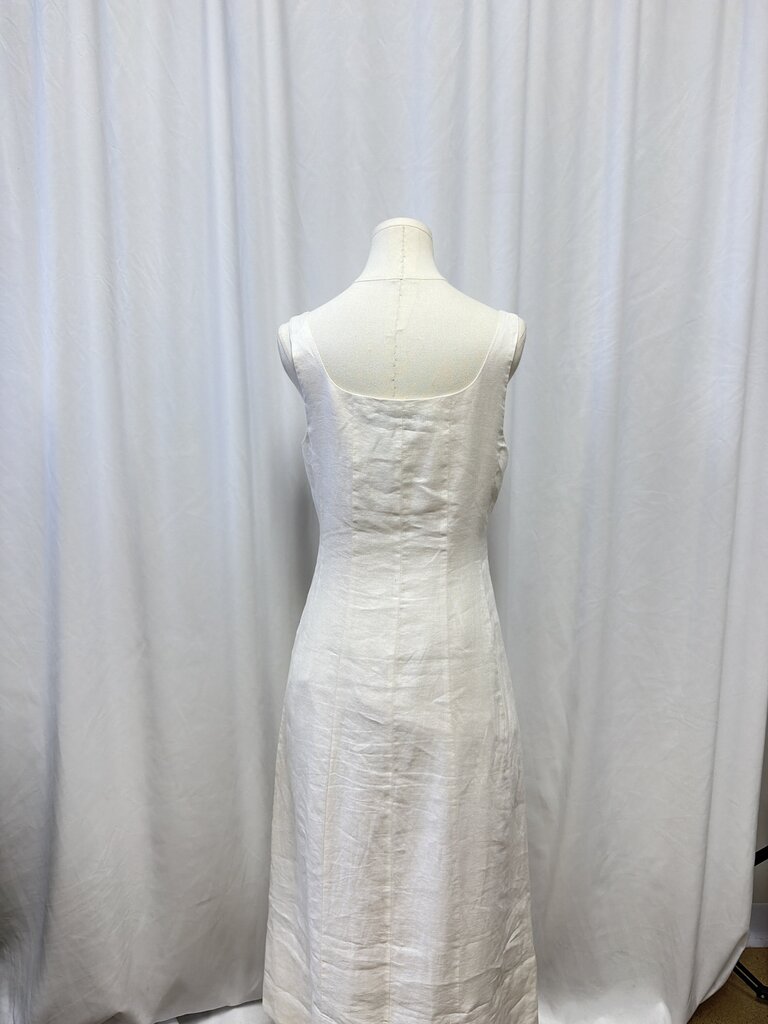Jenni Kayne White Linen Tank Dress