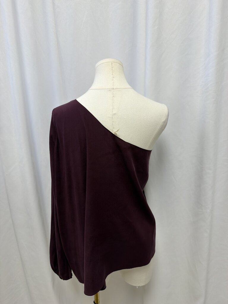 Ramy Brook Maroon One Sleeve Top