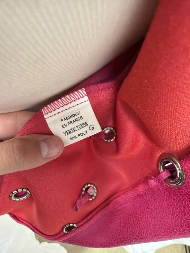Insight Hot Pink Moto Style Jacket