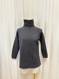 Burberry Black Wool Turtleneck Sweater
