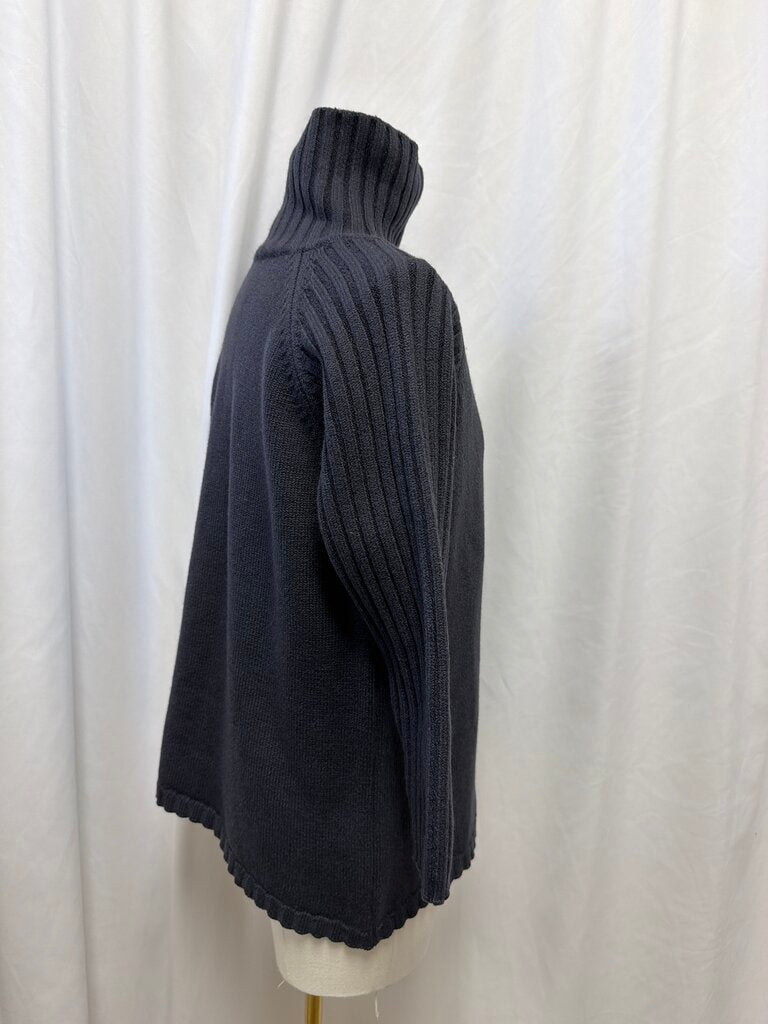 Burberry Black Wool Turtleneck Sweater