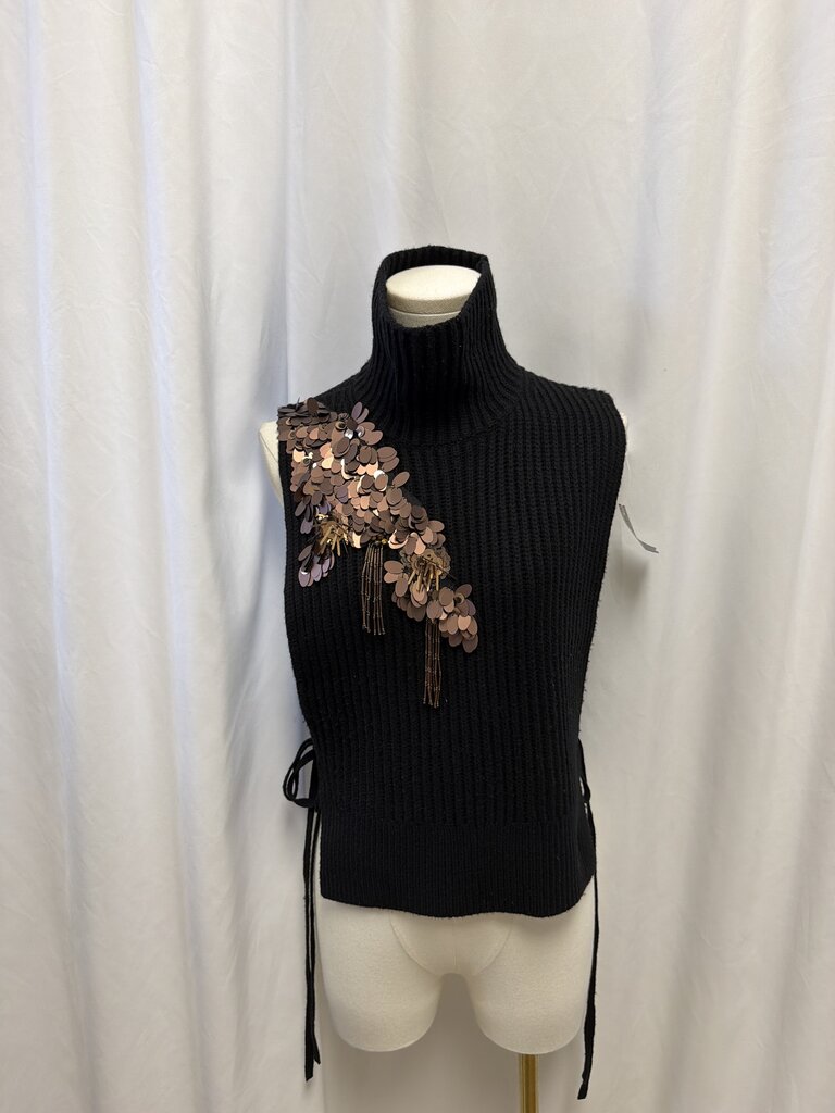Dorothee Schumacher Black Embellished Sweater
