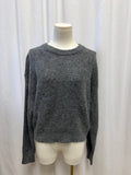 Veronica Beard Grey Metallic Crew Sweater NWT