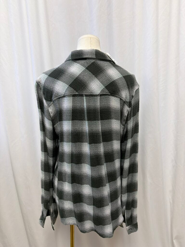 Cloth & Stone Green Plaid Button Down