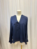 Vince Navy V Neck Tunic