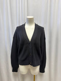Everlane Black Cotton Relaxed Cardigan NWT