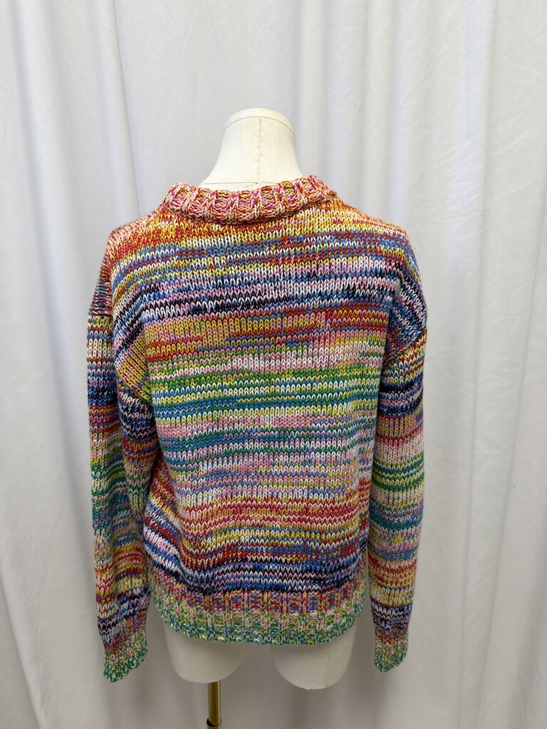 Oscar de la Renta Multi Striped Sweater