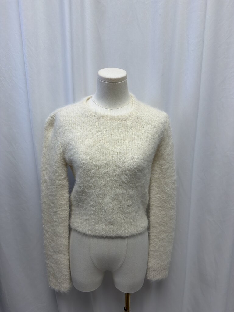 Frame Off White Alpaca Blend Sweater