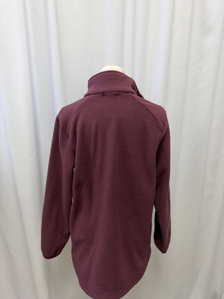 Beyond Yoga Maroon Fleece Explorer Jacket NWT