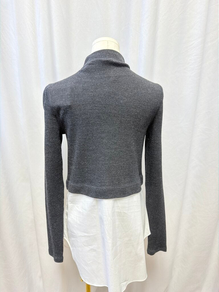 Theory Ribbed Knit Combo Tunic