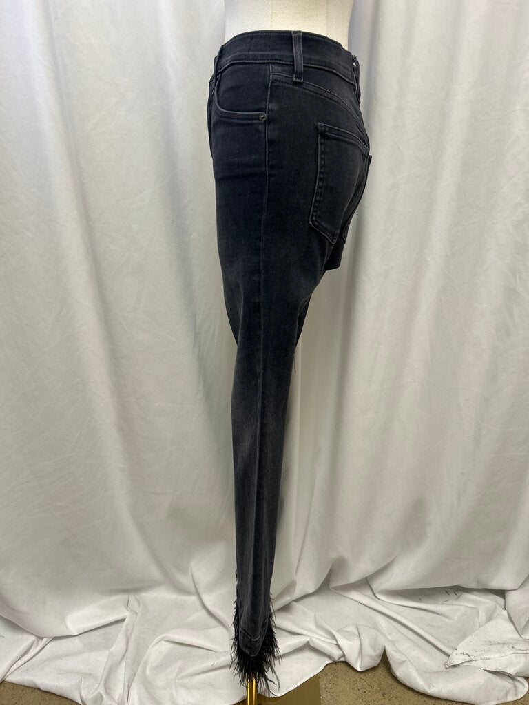 Veronica Beard Feather Hem Jean