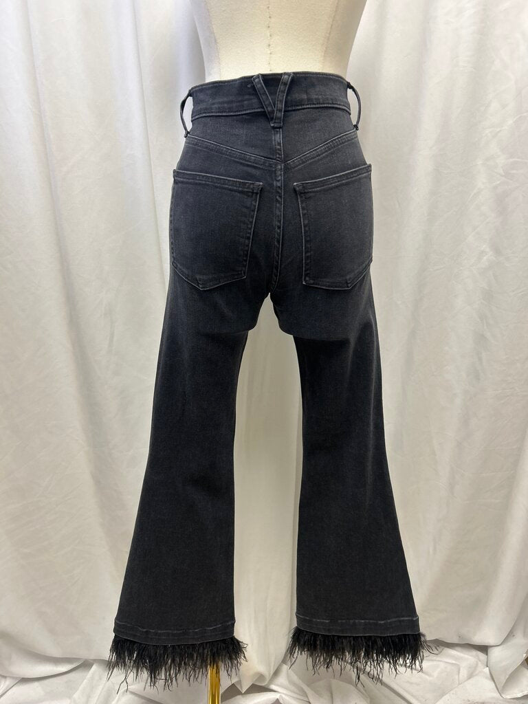 Veronica Beard Feather Hem Jean