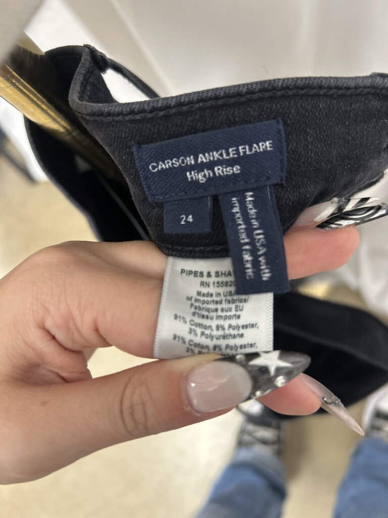 Veronica Beard Feather Hem Jean