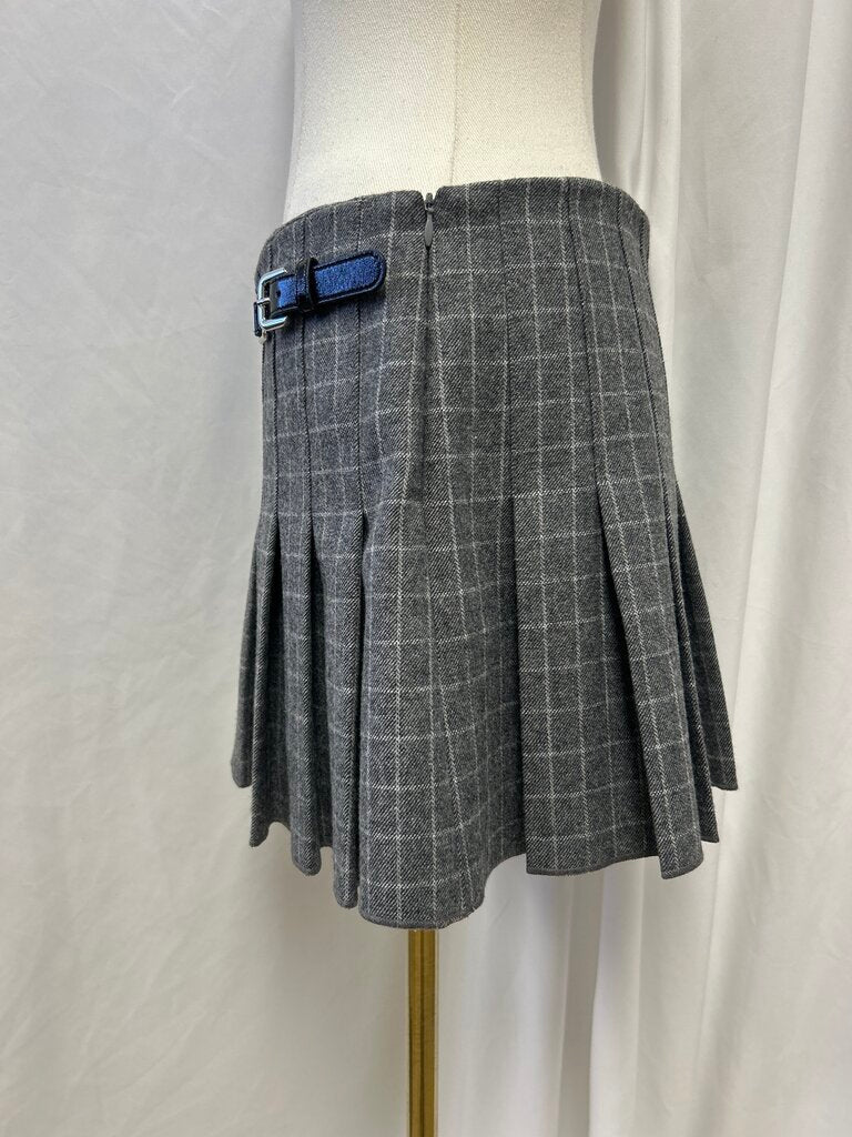 Maje Wool Blend Pleated Skort
