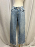 Rag & Bone Faux Denim Wide Leg Pant