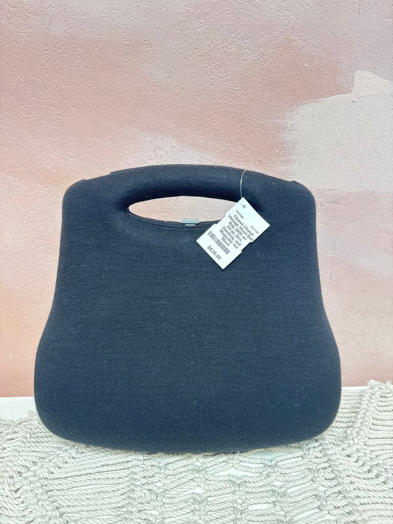 Chanel Vintage Wool Butt Bag 2005 w/ Strap, Box, Dustbag, and Magazine Ad