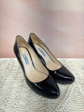 Prada Patent Platform Pump w/ Dustbag