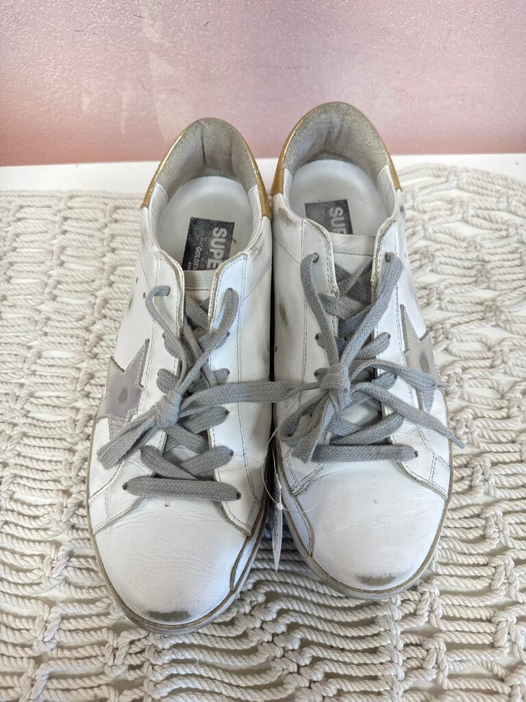 Golden Goose Metallic Star Sneaker w/ Box and Dustbag