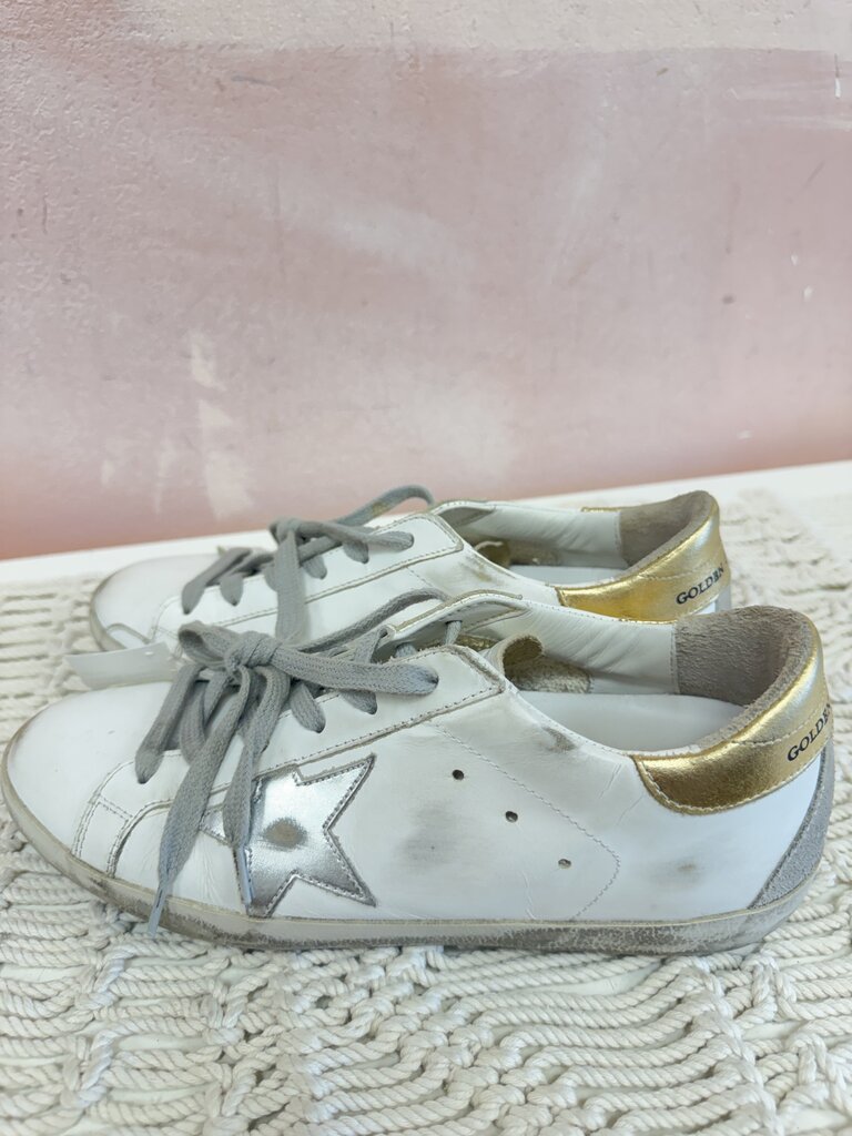 Golden Goose Metallic Star Sneaker w/ Box and Dustbag