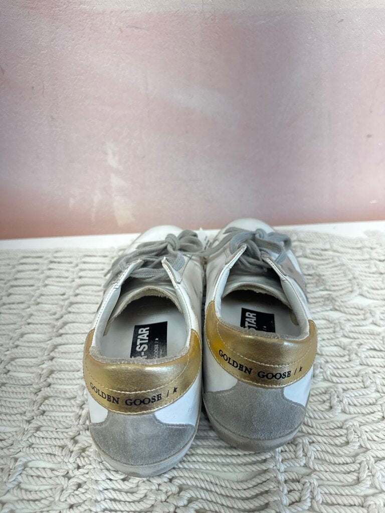 Golden Goose Metallic Star Sneaker w/ Box and Dustbag