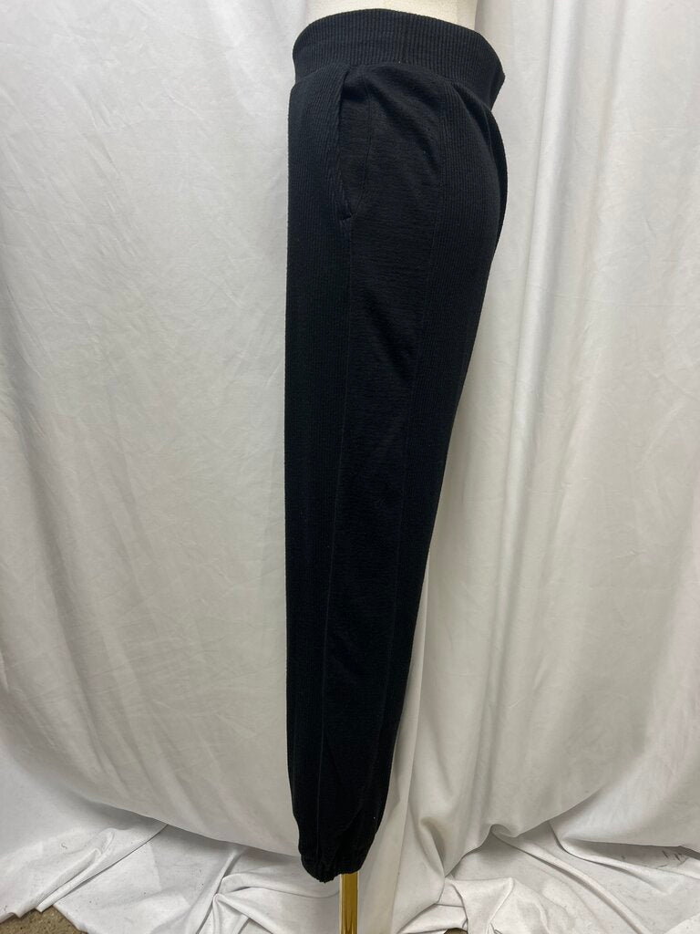 rag & bone Black Ribbed Joggers