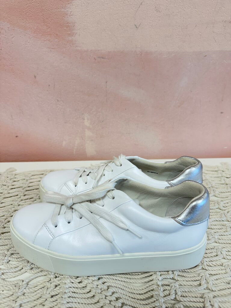 Vince White Platform Sneaker