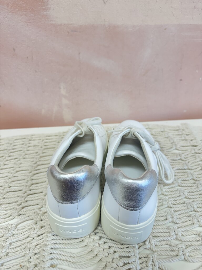 Vince White Platform Sneaker