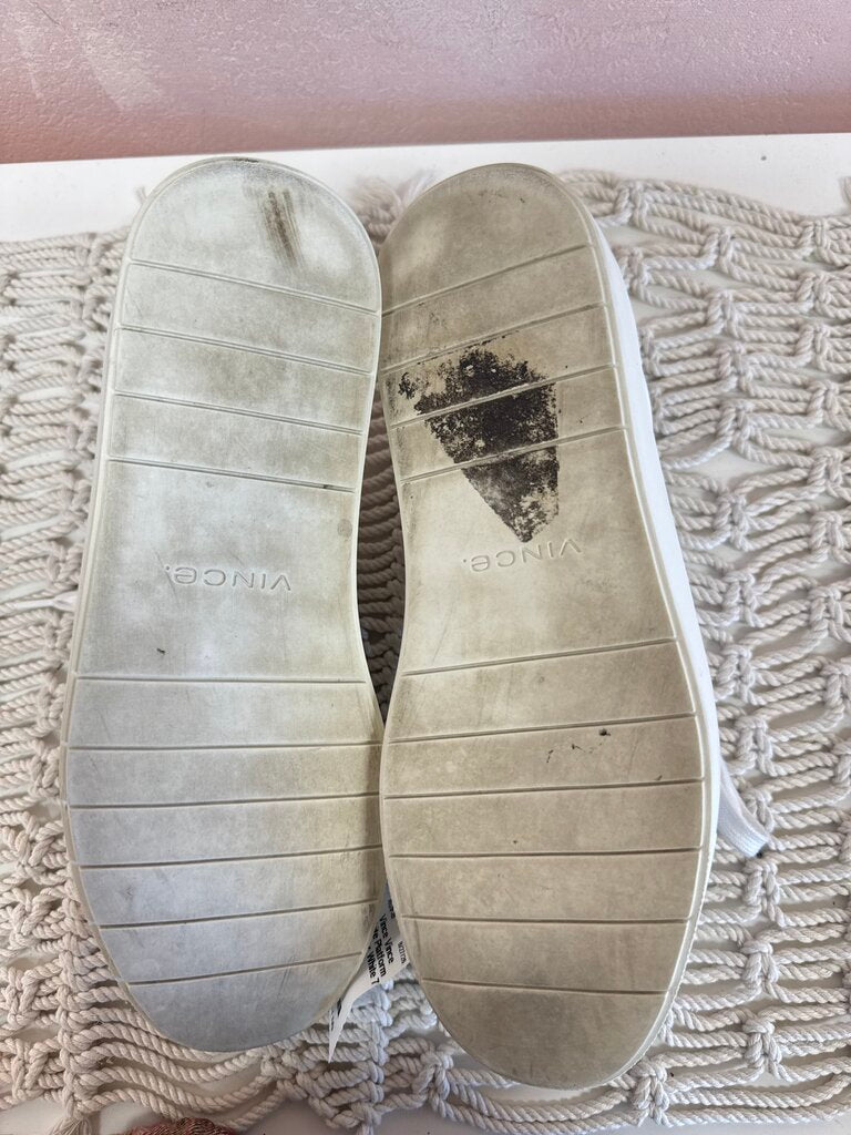Vince White Platform Sneaker