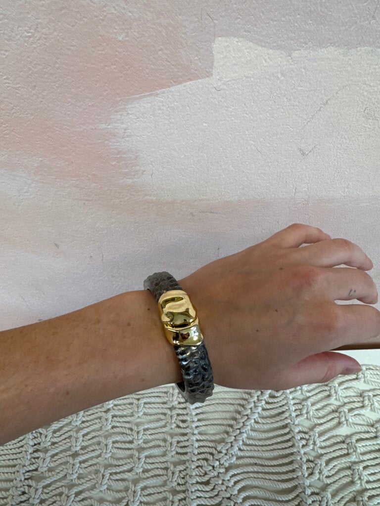 Alexis Bittar Textured Bangle w/ Dustbag